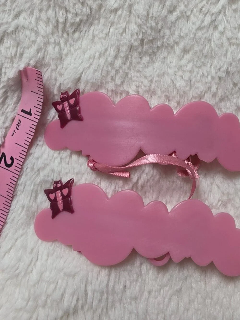 Vintage 2006 Bratz Kidz Box Handle Hair Clips Barrettes Pair MGA